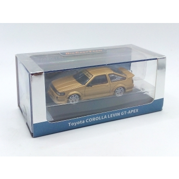 Toyota Corolla Levin GT-Apex AE86 RWB gold - skala 1:64 - DieCast Team